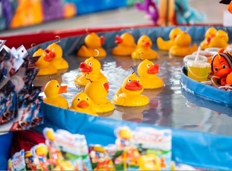 Lucky Ducks Carnival game for hire Brisbane