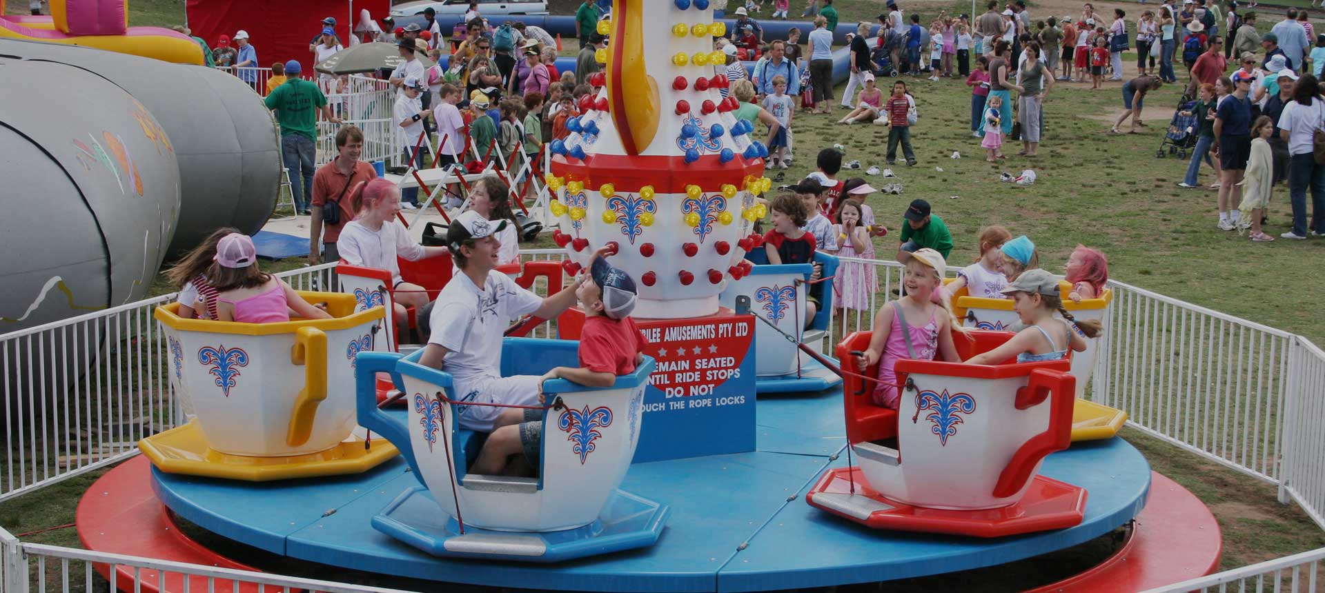 Jubilee Entertainment Cup & Saucer Ride for hire Brisbane