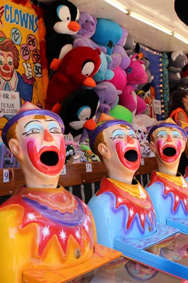 Laughing Clowns Carnival Game For Hire Brisbane